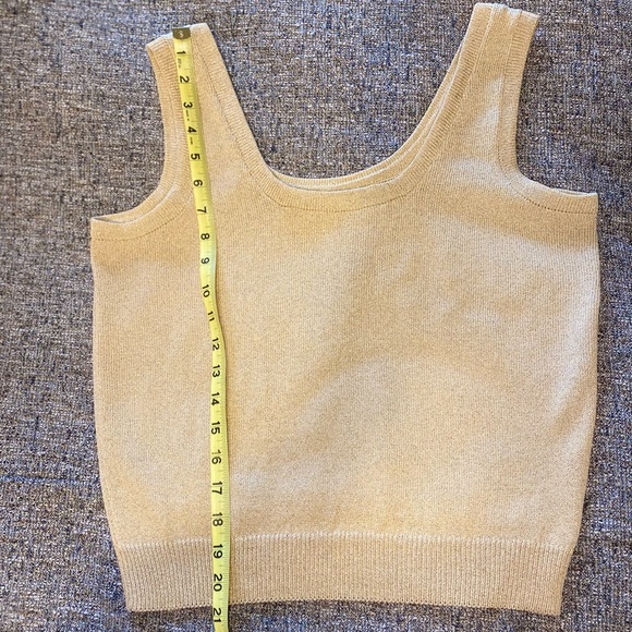 ST. JOHN Gold Tank Shimmer Sleeveless | Medium - Picture 10 of 10